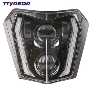 Faro LED TIYPEOR, faros delanteros de haz alto/bajo de Halo blanco para <span class=keywords><strong>KTM</strong></span> <span class=keywords><strong>Enduro</strong></span> <span class=keywords><strong>EXC</strong></span> <span class=keywords><strong>F</strong></span> XCW SX 125 250 <span class=keywords><strong>350</strong></span> 450 500 - Product Image 3