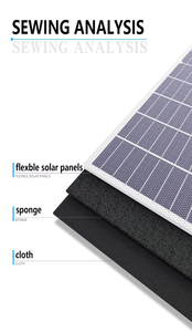 Panneau solaire portable, système de production d'énergie à haute efficacité en silicium monocristallin 300w solaire - Product Image 3