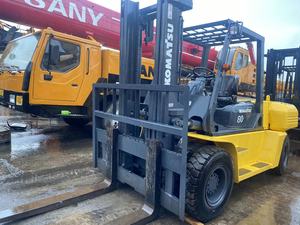 Trusted Used Komatsu FD80 Diesel Forklift 8 Ton with Two Stage Mast and 1254mm Fork Length for Heavy <b>Material</b> <b>Handling</b> - Product Image 4