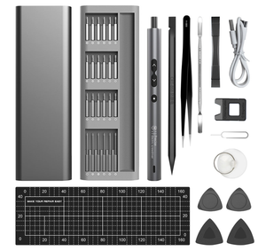 Juego de destornilladores eléctricos inalámbricos profesionales 62 en 1, Mini taladro magnético recargable de iones de litio para reparación electrónica - Product Image 3