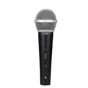Micrófono Dinámico con Cable <span class=keywords><strong>SM58</strong></span>, Micrófono de Mano Metálico para el Hogar, KTV, Escenario, Computadora, Grabación Profesional, Karaoke - Product Image 1
