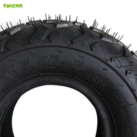 Pneu de moto 145/70-6 pouces pour 50cc 110cc Quad Dirt Bike ATV, 145/70 pouces