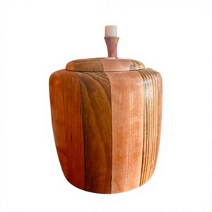 Round Wooden <b>Jar</b> with Wooden Lid 250mL Capacity Classic Design Eco-Friendly <b>for</b> <b>Kitchen</b> Pantry and Dry Food <b>Storage</b> - Product Image 5