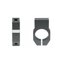 Support de broche pour routeur CNC en aluminium et acier inoxydable 100mm 65mm avec usinage de précision par électroérosion à fil brochée, tolérance +/-0.001mm