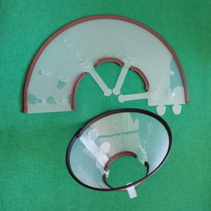 Cone macio ajustável e leve de plástico, cone de cachorro para animais de estimação após a cirurgia - Product Image 6