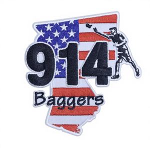 Оптовые нашивки на клеевой основе и с липучкой: вышитые нашивки с логотипом гоночного автомобиля и национальным флагом, нашивки с крючками и петлями на заказ - Product Image 2