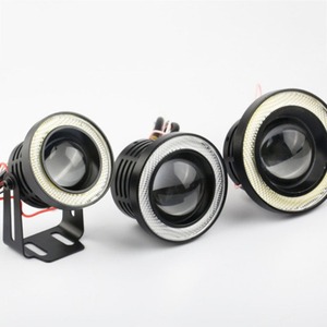 2 Pezzi Luci di Marcia Diurna LED COB Universali 12V, Fari <span class=keywords><strong>Fendinebbia</strong></span> <span class=keywords><strong>Angel</strong></span> <span class=keywords><strong>Eyes</strong></span> Bianco Blu Rosa Rosso Verde Giallo 64mm 76mm 89mm per Auto - Product Image 3