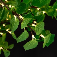 Arbre de Noël artificiel lumineux à LED vert de 9 pieds, décoration de luxe pour l'extérieur, vente chaude en usine