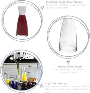 Vaisselle de bar de restaurant chic Nouvelle conception Verres à vin sans pied Transparents Haute transparence 301-400ml Ensemble de service de boissons - Product Image 6