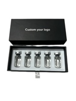 Emballage personnalisé en carton rigide pour stylo à peptides de 3 ml et 5 ml, sérum de soin, flacon de peptides de haute qualité, boîte cadeau