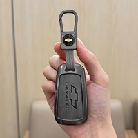 Housse de clé pour Chevrolet GMC, Silverado Sierra Tahoe Suburban Equinox Traverse Yukon Denali Terrain Buick Envision