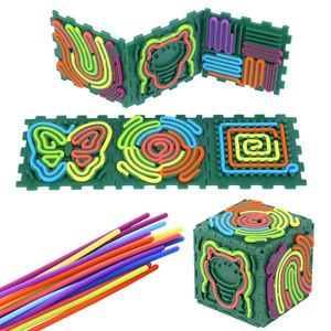 Nuevo Cubo de Actividades para Bebé Desmontable con Patrones Imaginativos, Juguete Educativo para Niños con Autismo, Colorido y con Líneas Suaves - Product Image 5