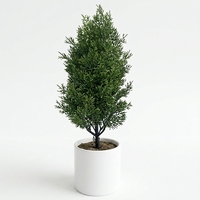 Künstlicher Weihnachtsbaum aus Kiefer und Zypresse zur Landschaftsgestaltung mit schönen Blättern, Kiefer im Topf, immergrüner Weihnachtsbaum für den Innenbereich
