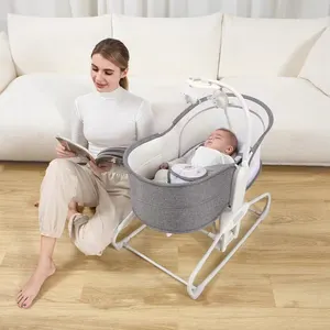 Mastela OEM 2023 elettrico rocker baby swing culla per neonati con zanzariera