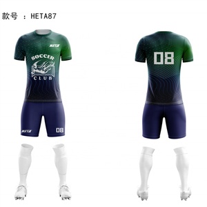 Ensembles de maillots de football personnalisés, vêtements de football à séchage rapide pour l'entraînement, uniforme de football pour hommes - Product Image 1