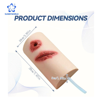 Kit de formation sur la gestion des plaies : simulateur de saignements, modèles d'entraînement à la ligature et au garrot, simulateur de soins des plaies en silicone