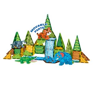Nouveaux kits éducatifs de puzzles, animaux mobiles, jouets de construction, tuiles magnétiques 3D, tuiles magnétiques en diamant pour les tout-petits - Product Image 2