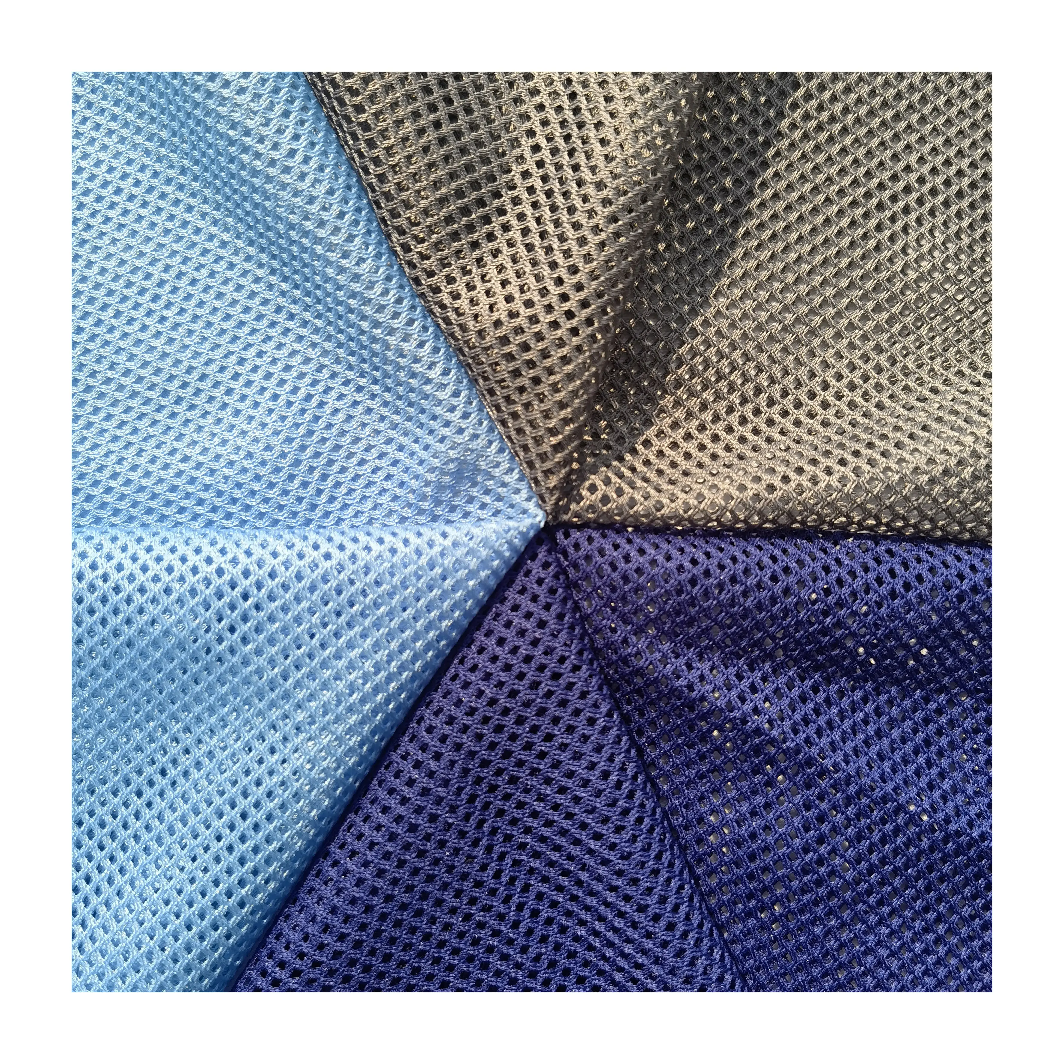 2*2 dty lưới vải Polyester vải dệt kim cho giao thông đồng phục bãi biển Quần thể thao lót