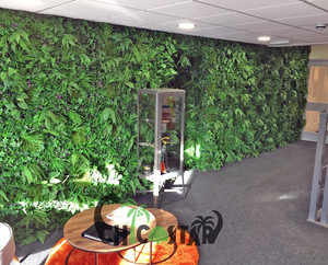 Bán Buôn Trong Nhà Nhân Tạo Dọc Tường Màu Xanh Lá Cây/Ngoài Trời Vườn Trang Trí Nhân Tạo Tường Treo Thực Vật Tường - Product Image 5