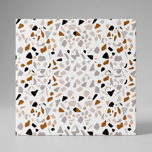 Baldosas de Cerámica Rústicas de Terrazo de 40x40cm, Porcelana Esmaltada, Superficie Interior Mate y Brillante - Product Image 5