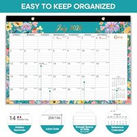 Calendrier de bureau personnalisé avec logo 2027, reliure spirale, planificateur 18 mois, agenda quotidien, carnet, cadeau pour le bureau ou la maison, calendrier mural