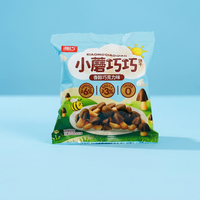 Biscuits enrobés personnalisables en gros pour enfants, en forme de champignon, saveur chocolat, croustillants, pour cadeaux et collations