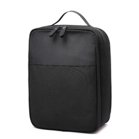 Sac de voyage vintage en polyester imperméable pour chaussures, housse de rangement portable pour bagages à roulettes, organisateur quotidien extérieur avec fermeture éclair pour hommes