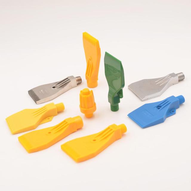 ABS Aluminum Alloy Stainless Steel Wind Jet air Knife Nozzle with F Style AA727 High Impact Flat Fan Spray