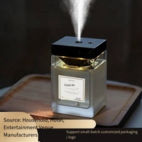 Diffuseur d'aromathérapie intelligent en métal pour voiture, à pulvérisation automatique longue durée, lumière d'ambiance sans flamme, grande capacité, pour usage domestique