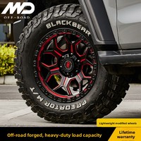 Jantes en alliage brillantes tout-terrain MD-107 pour Tank 300/400, Great Wall Cannon, Wey Mocha, Leopard 5, Haval H9, Pajero (pièces de rechange)