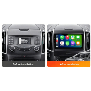 Radio con Carplay y Android Auto para Ford <span class=keywords><strong>Edge</strong></span> <span class=keywords><strong>Explorer</strong></span> 2015-2018, Navegación GPS, Pantalla Táctil de 9 Pulgadas, Bluetooth, FM, Reproductor de Video Estéreo para Auto - Product Image 2