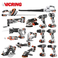 Tools VICRING Hot Sale New Stock For Tools Set Lithium-ion 16Pcs Cordless Power Tools Combo Kit
