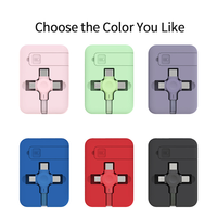Kabel Pengisi Daya Multi 3 in 1 USB ke Type-C Micro USB Kabel Pengisi Daya Universal