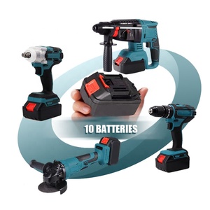 Kit de Herramientas Inalámbricas ATSB de 21V con Batería de Iones de Litio, 4 Piezas, con Estuche Rígido, 1 Juego, Personalizable OEM - Product Image 3