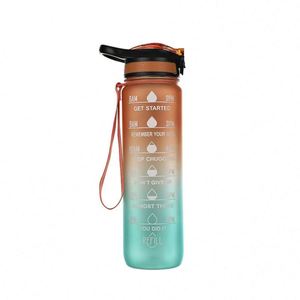 Botellas de Agua Tritan de 32oz 1000ml, Botella de Agua Deportiva Motivacional de Plástico - Product Image 1