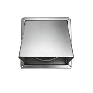 Grilles d'aération murales carrées en acier inoxydable 304 avec capot carré et valve anti-retour <span class=keywords><strong>pour</strong></span> un flux d'air domestique efficace - Product Image 6