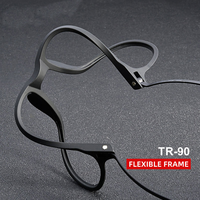 Monture de lunettes anti-lumière bleue en titane B-titanium ultra-légère haut de gamme, design simple, unisexe, pour usage quotidien, avec étui