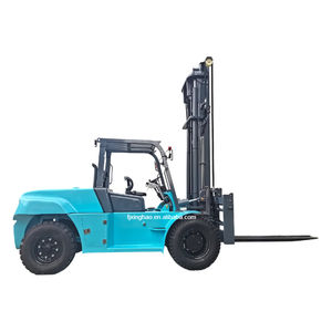 Carretilla elevadora de combustión interna 10 12 toneladas Precio con Marca Isuzu motor Carretilla elevadora diesel con posicionador de horquilla - Product Image 5