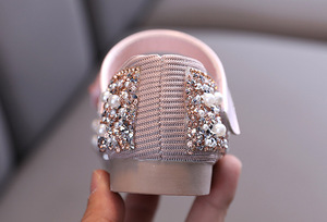 Nuovi Arrivi: Scarpe Eleganti in Pelle per Bambine, Scarpe <span class=keywords><strong>da</strong></span> Principessa con Paillettes, <span class=keywords><strong>Sandali</strong></span> per Neonati e Bambini - Product Image 6