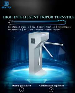 센트라-ST01 소스 공장 RFID 회전식 게이트 출입 통제 전문 삼각대 회전식 게이트 - Product Image 5