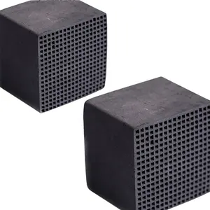 Odor Eliminação Cube Honeycomb Carvão ativado hepa filtro Para gases de escape industriais vocs remoção