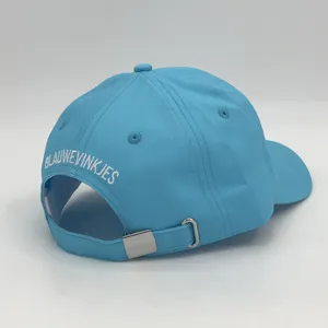 Logotipo bordado personalizado en gorra de béisbol suave de algodón para hombres y mujeres en el género de gorras de béisbol