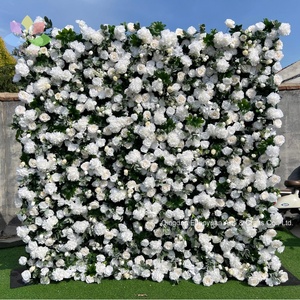 Fondo <span class=keywords><strong>de</strong></span> Pared <span class=keywords><strong>de</strong></span> Rosas Artificiales 3D Realistas <span class=keywords><strong>de</strong></span> Primera Calidad para Bodas, Despedidas <span class=keywords><strong>de</strong></span> Soltera y Fiestas - Product Image 3