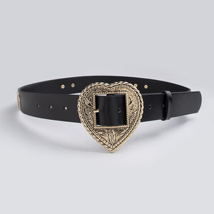 Vente en gros Nouveau Coeur Pièce Métallique <span class=keywords><strong>Ceinture</strong></span> Cloutée <span class=keywords><strong>Ceinture</strong></span> pour <span class=keywords><strong>Femme</strong></span> Or <span class=keywords><strong>Argent</strong></span> Boucle Coeur Amour <span class=keywords><strong>Ceinture</strong></span> en Cuir <span class=keywords><strong>Noir</strong></span> Personnalisée - Product Image 6