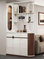 Meuble de Rangement Double Porte Style Luxe Léger et Moderne pour Entrée, Séparateur de Salon avec Rangement pour Chaussures dans le Couloir/Hall