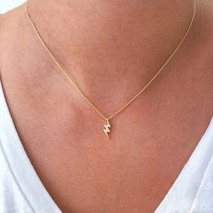 Модное модное ожерелье из серебристой нержавеющей стали и латуни с золотым покрытием для свадьбы и вечеринки - Product Image 4