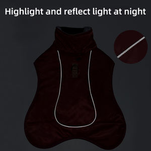 2024 nueva Navidad clima frío escote elástico pierna a prueba de viento chaqueta de perro grande algodón acolchado invierno cálido <span class=keywords><strong>abrigos</strong></span> de perro <span class=keywords><strong>para</strong></span> perro grande - Product Image 6