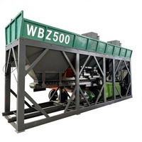 Línea de Producción de Mezcla de Suelo Estabilizado WBZ500 de 500 T/h, Accionada por Motor Eléctrico, Tolva de 4x8m, Certificación CE ISO para Carreteras Nacionales