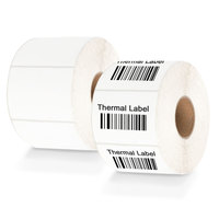 Autocollant d'étiquette thermique personnalisable Rouleaux d'étiquettes de code-barres thermiques Autocollant thermique direct
