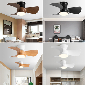 <b>Ceiling</b> Fan <b>Light</b> With Led Fixed Blade For Bedroom Living Room Silent Operation 5-10 Sqm Coverage - Product Image 1